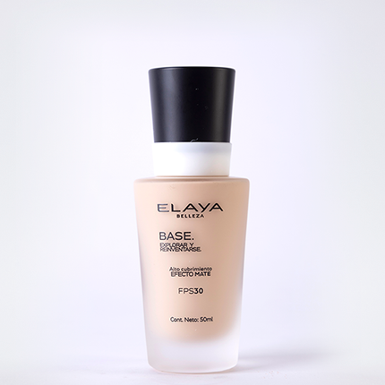 BASE ALTO CUBRIMIENTO EFECTO MATE ELAYA