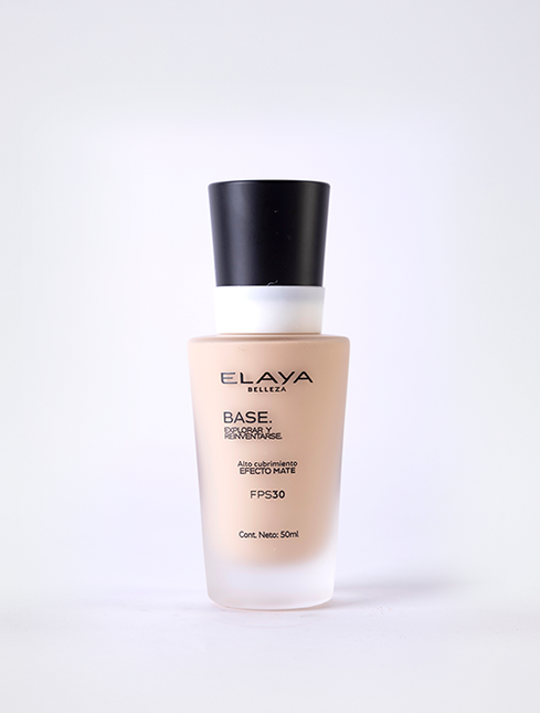BASE ALTO CUBRIMIENTO EFECTO MATE ELAYA