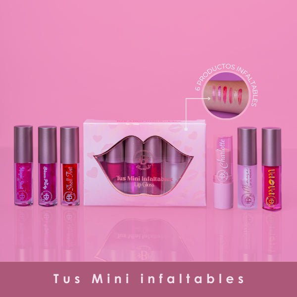SET x 6 DE MINIS INFALTABLES BLOOMSHEL
