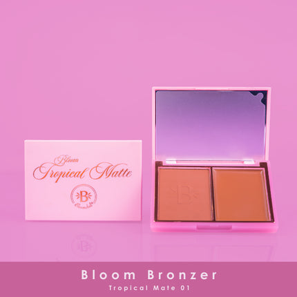 BLOOM TROPICAL MATTE BRONZER COMPACTO 2 EN 1 BLOOMSHELL
