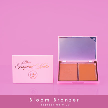 BLOOM TROPICAL MATTE BRONZER COMPACTO 2 EN 1 BLOOMSHELL