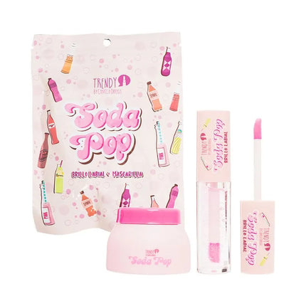KIT DE LABIOS SODA POP BRILLO Y MASCARILLA TRENDY