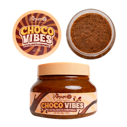 EXFOLIANTE CORPORAL CHOCO VIBES PURPURE 350gr