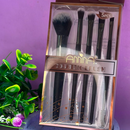 KIT DE BROCHAS x5 ANNINA COSMETIC BRUSH