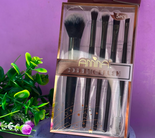 KIT DE BROCHAS x5 ANNINA COSMETIC BRUSH