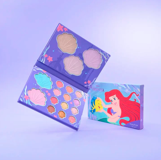 PALETA DE SOMBRAS ARIEL SIRENITA RUBY ROSE
