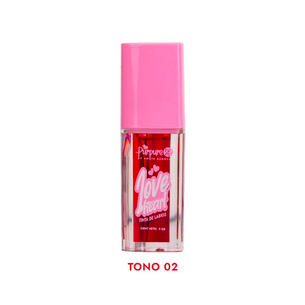 TINTA DE LABIOS LOVE HEART PURPURE