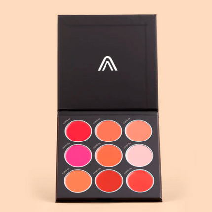 PALETA DE RUBORES EN CREMA x9 CREAMY CHEEKS ATENEA