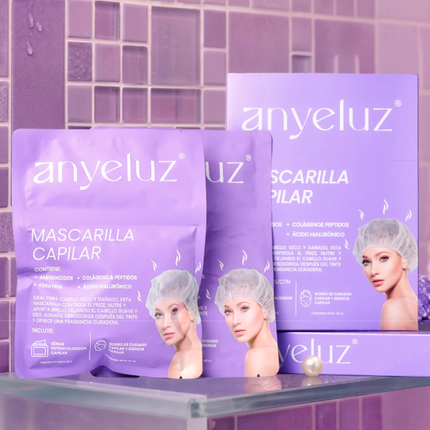 MASCARILLA CAPILAR CON VAPOR ANYELUZ