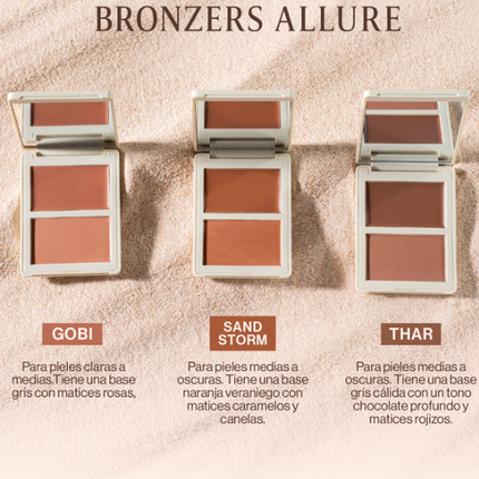BRONZER DUO CREMA Y COMPACTO ALLURE ATENEA