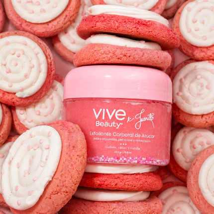 EXFOLIANTE CORPORAL DE AZUCAR 450gr VIVE BEAUTY