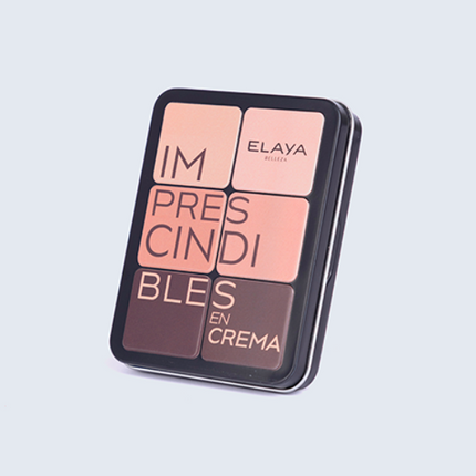 PALETA PARA EL ROSTRO EN CREMA IMPRESCINDIBLES ELAYA