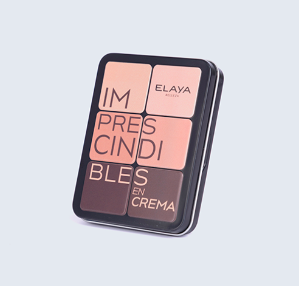 PALETA PARA EL ROSTRO EN CREMA IMPRESCINDIBLES ELAYA