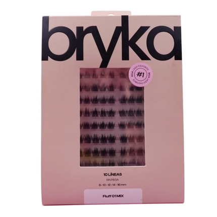 PESTAÑAS CLUSTER x10 BRYKA