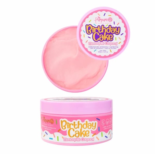 MANTEQUILLA CORPORAL BIRTHDAY CAKE 220ML PURPURE