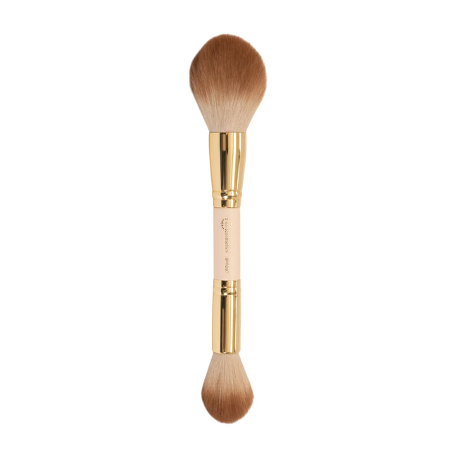 BROCHA DOBLE PARA POLVO Y PARA RUBOR PRO BRUSH MIIS COSMETICS