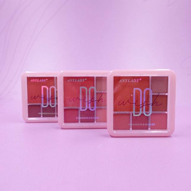 MINI PALETA SOMBRAS + RUBOR DO WISH ANYLADY