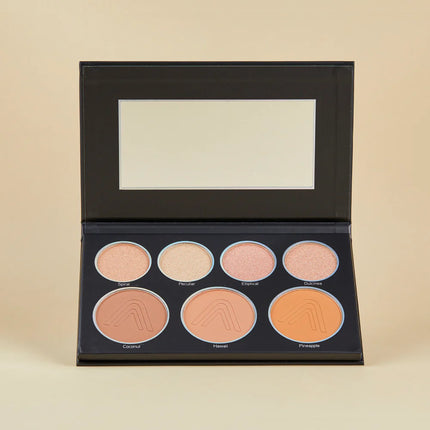 PALETA DE CONTORNOS E ILUMINADORES GLAMBLACK ATENEA
