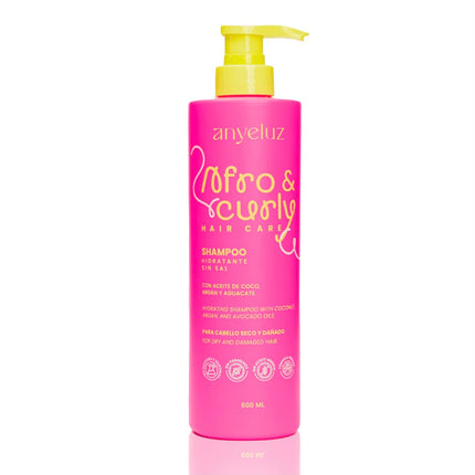 SHAMPOO HIDRATANTE AFRO Y CURLY ANYELUZ