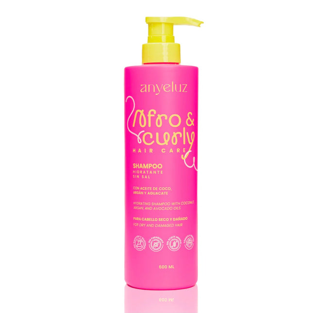 SHAMPOO HIDRATANTE AFRO Y CURLY ANYELUZ