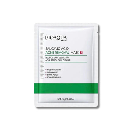 MASCARILLA FACIAL EN VELO ACIDO SALICILICO BIOAQUA