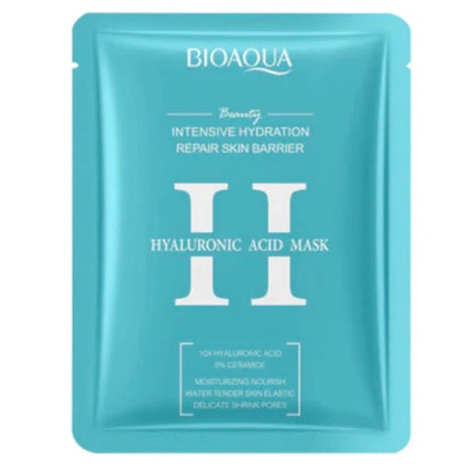 MASCARILLA FACIAL EN VELO DE ACIDO HIALURONICO BIOAQUA