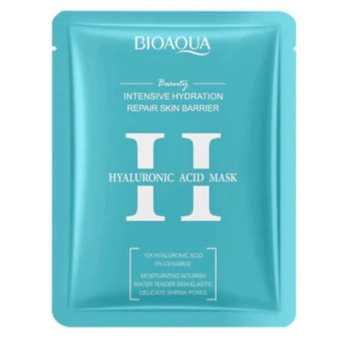 MASCARILLA FACIAL EN VELO DE ACIDO HIALURONICO BIOAQUA