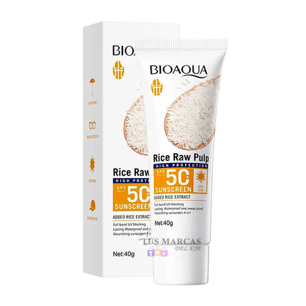 PROTECTOR SOLAR CON EXTRACTO DE ARROZ SPF 50