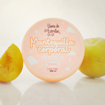 MANTEQUILLA CORPORAL CON DESTELLOS LLUVIA DE ESTRELLAS