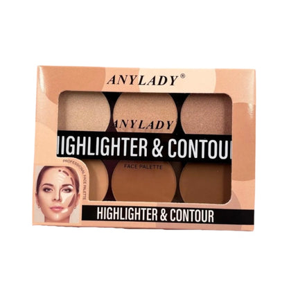 PALETA DE CONTORNOS E ILUMINADORES ANYLADY