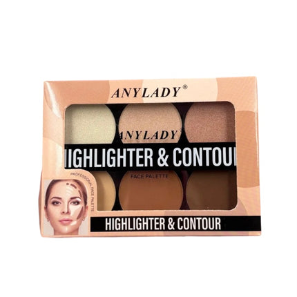 PALETA DE CONTORNOS E ILUMINADORES ANYLADY