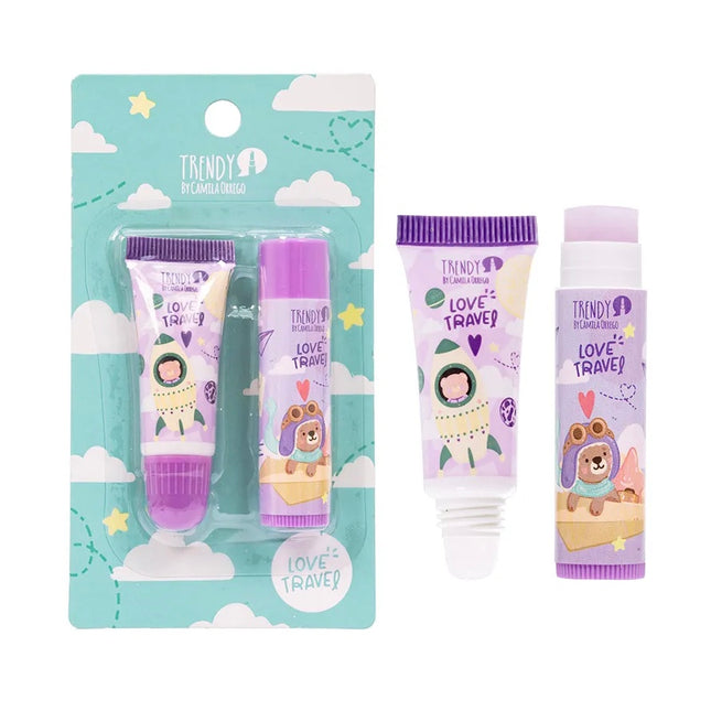 KIT DE LABIOS LOVE TRAVEL TRENDY