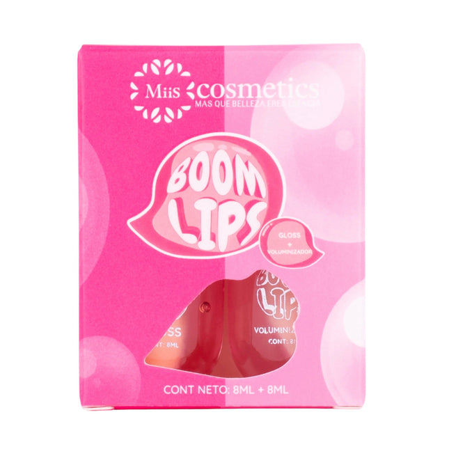LIP GLOSS + VOLUMINIZADOR BOOM LIPS MIIS COSMETICS