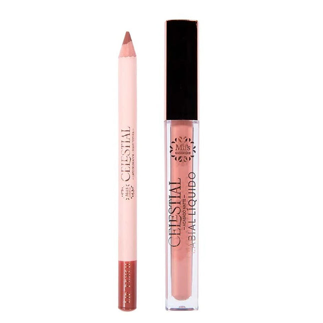 LIP GLOSS Y LÁPIZ DELINEADOR CELESTIAL MIIS COSMETICS