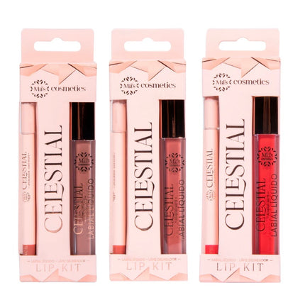 LIP GLOSS Y LÁPIZ DELINEADOR CELESTIAL MIIS COSMETICS