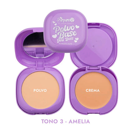 POLVO BASE GIRL BOSS ACABADO MATE PURPURE