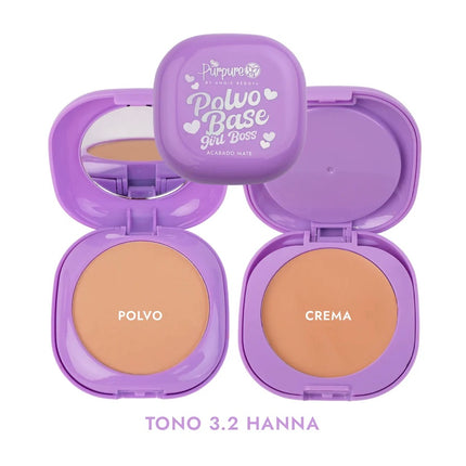 POLVO BASE GIRL BOSS ACABADO MATE PURPURE