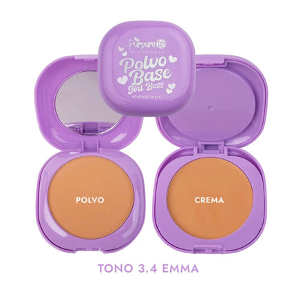 POLVO BASE GIRL BOSS ACABADO MATE PURPURE