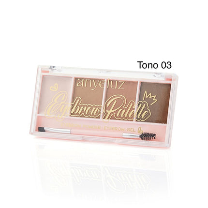 PALETA DE CEJAS EYEBROW PALETTE ANYELUZ
