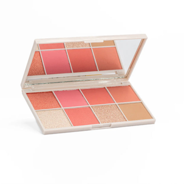 PALETA LIGHT SET BRONCEADOR, RUBOR Y ILUMINADOR X8 MONTOC