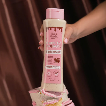 ACONDICIONADOR CHOCOLATE ROSADO LLUVIA DE ESTRELLAS