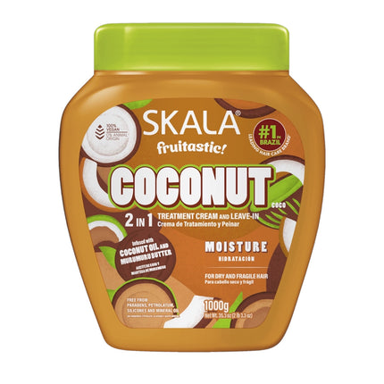 CREMA DE PEINAR 2 EN 1 COCONUT SKALA
