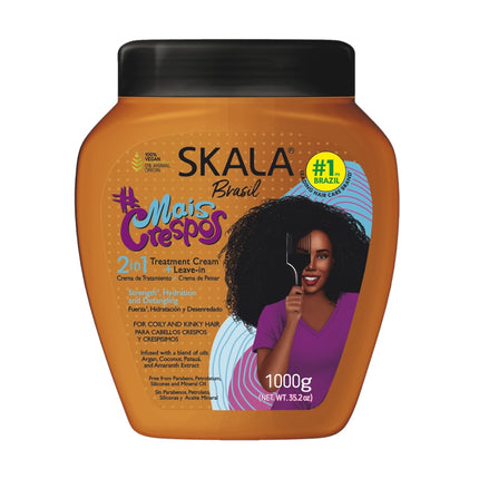 CREMA PARA PEINAR 2 EN 1 MAIS CRESPOS SKALA