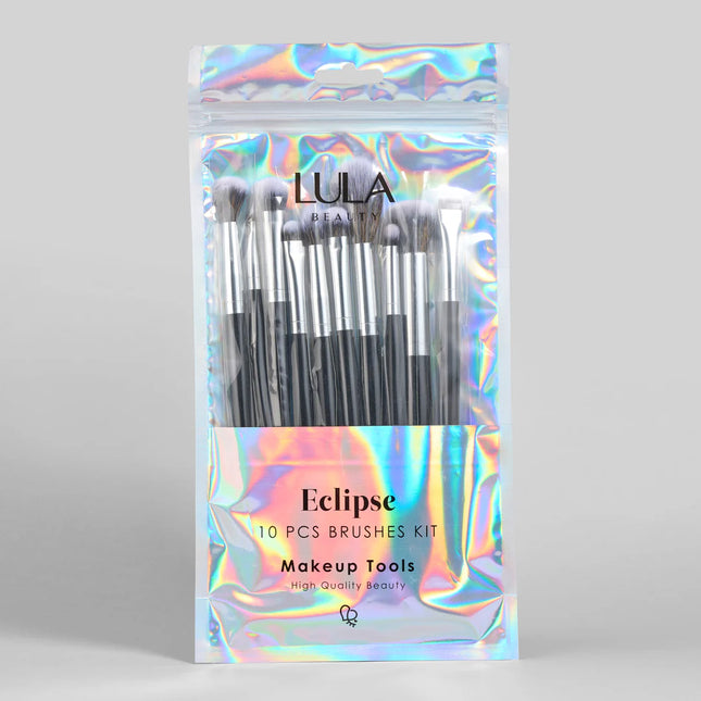 KIT DE BROCHAS ECLIPSE x 10 LULA BEAUTY