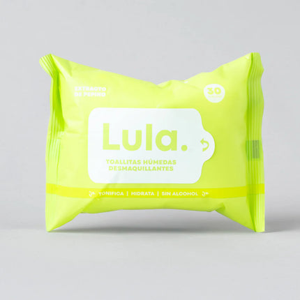 TOALLAS HÚMEDAS DESMAQUILLANTES LULA BEAUTY
