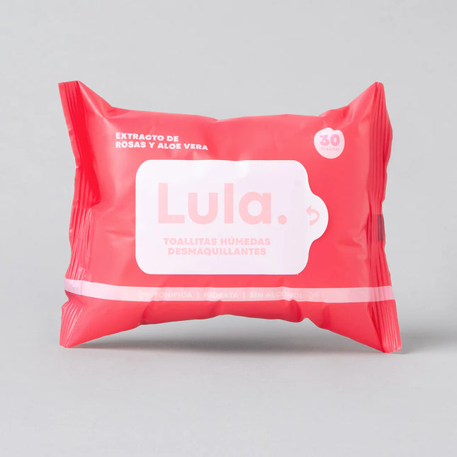TOALLAS HÚMEDAS DESMAQUILLANTES LULA BEAUTY
