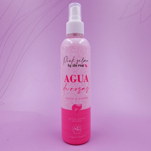 AGUA DE ROSAS 250ML PINK SILVER