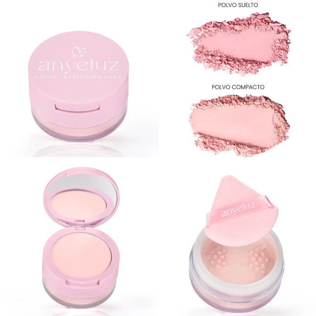 POLVO TRASLÚCIDO ROSADO ANYELUZ