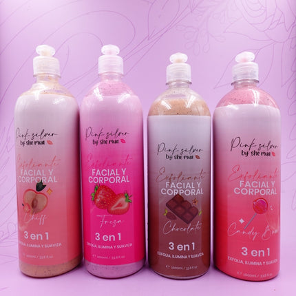 EXFOLIANTE 3 EN 1 1000ML PINK SILVER