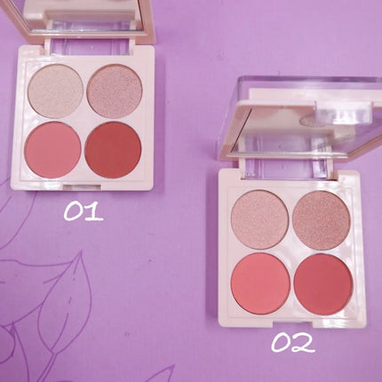 PALETA DE SOMBRAS LOVERS 4 EN 1 ANYLADY